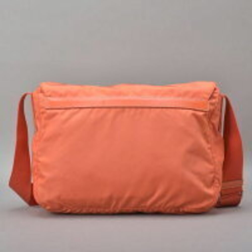 Prada shoulder bag messenger orange Tessuto nylon leather - Picture 4 of 6